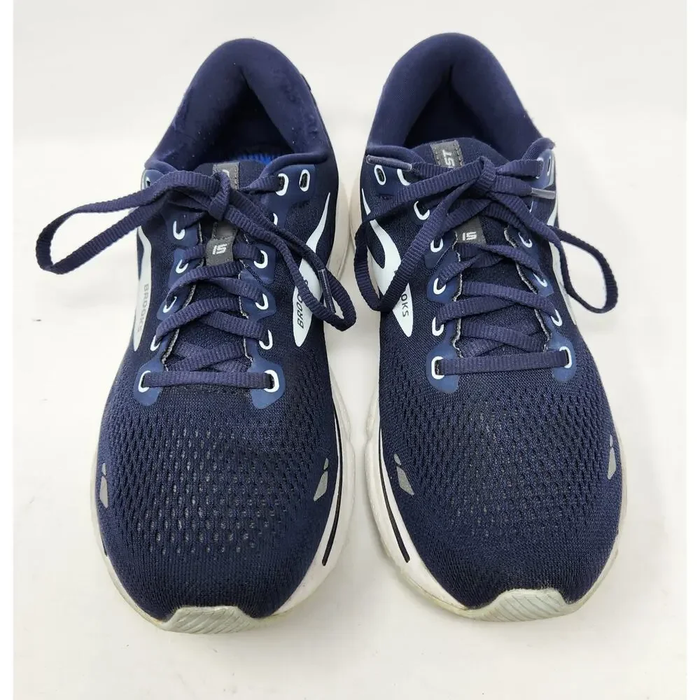 Brooks Ghost 15 Women's Wide Navy Blue Running Shoes Sneakers Size 10 Wide
